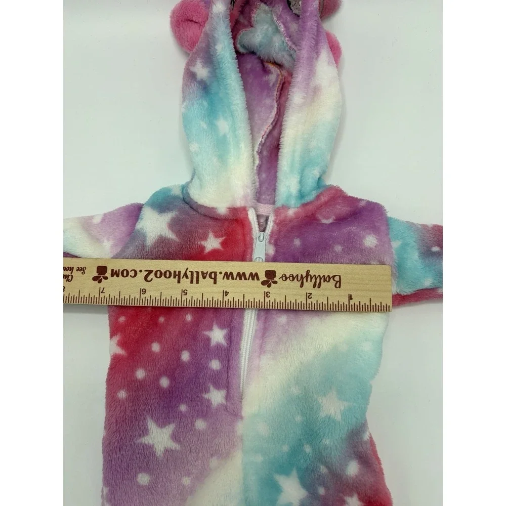 Footed‎ Pajama Unicorn Outfit For Dolls Medium 14-18